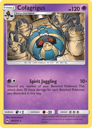 Cofagrigus 100/214 - SM Lost Thunder