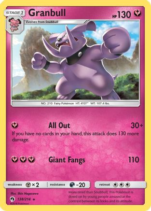 Granbull 138/214 - SM Lost Thunder