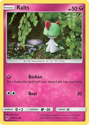 Ralts 139/214 - SM Lost Thunder