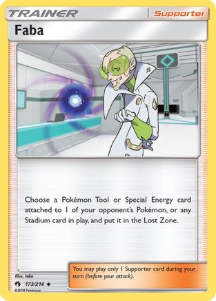 Faba 173/214 - SM Lost Thunder Reverse Holofoil
