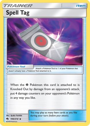Spell Tag 190/214 - SM Lost Thunder