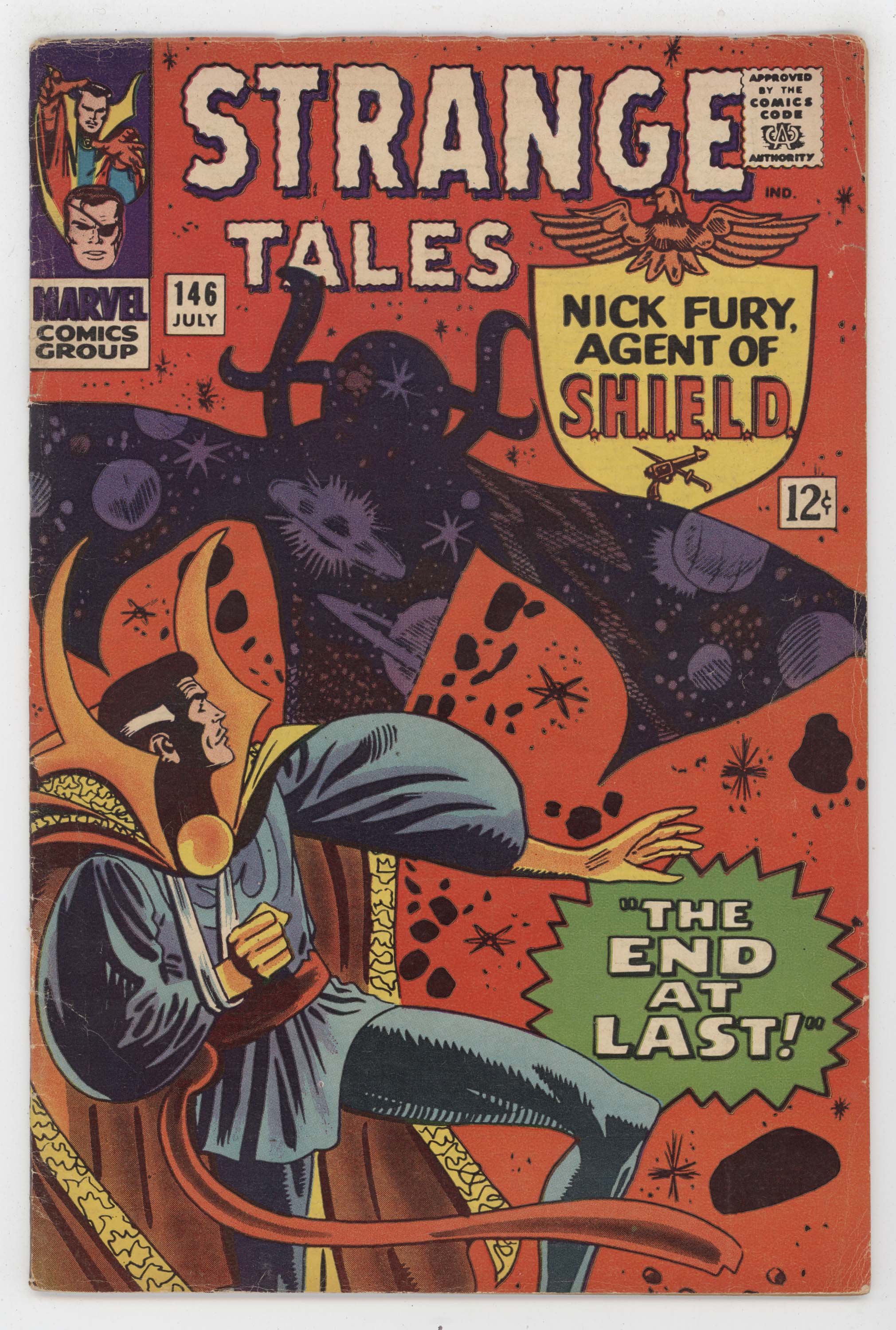 Strange Tales 146 Marvel 1966 FN Dr. Strange Nick Fury 1st AIM Steve D