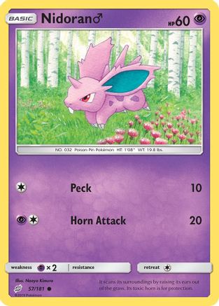 Nidoran M 057/181 - SM Team Up