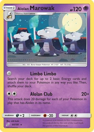 Alolan Marowak 064/181 - SM Team Up