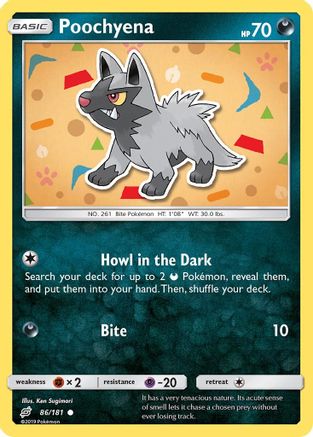 Poochyena 086/181 - SM Team Up Reverse Holofoil