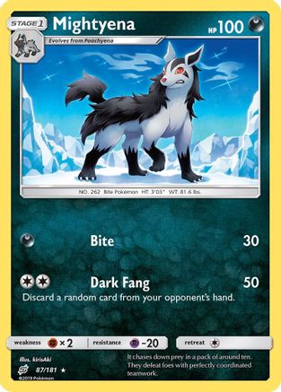Mightyena 087/181 - SM Team Up Reverse Holofoil