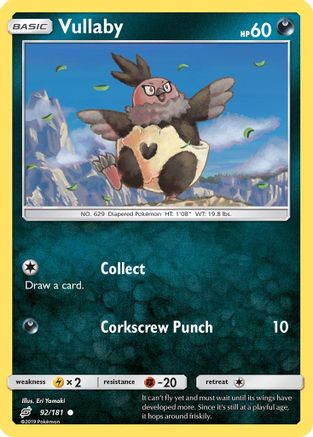 Vullaby 092/181 - SM Team Up Reverse Holofoil