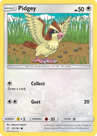 Pidgey 121/181 - SM Team Up
