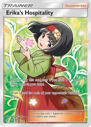 Erika's Hospitality (Full Art) 174/181 - SM Team Up Holofoil