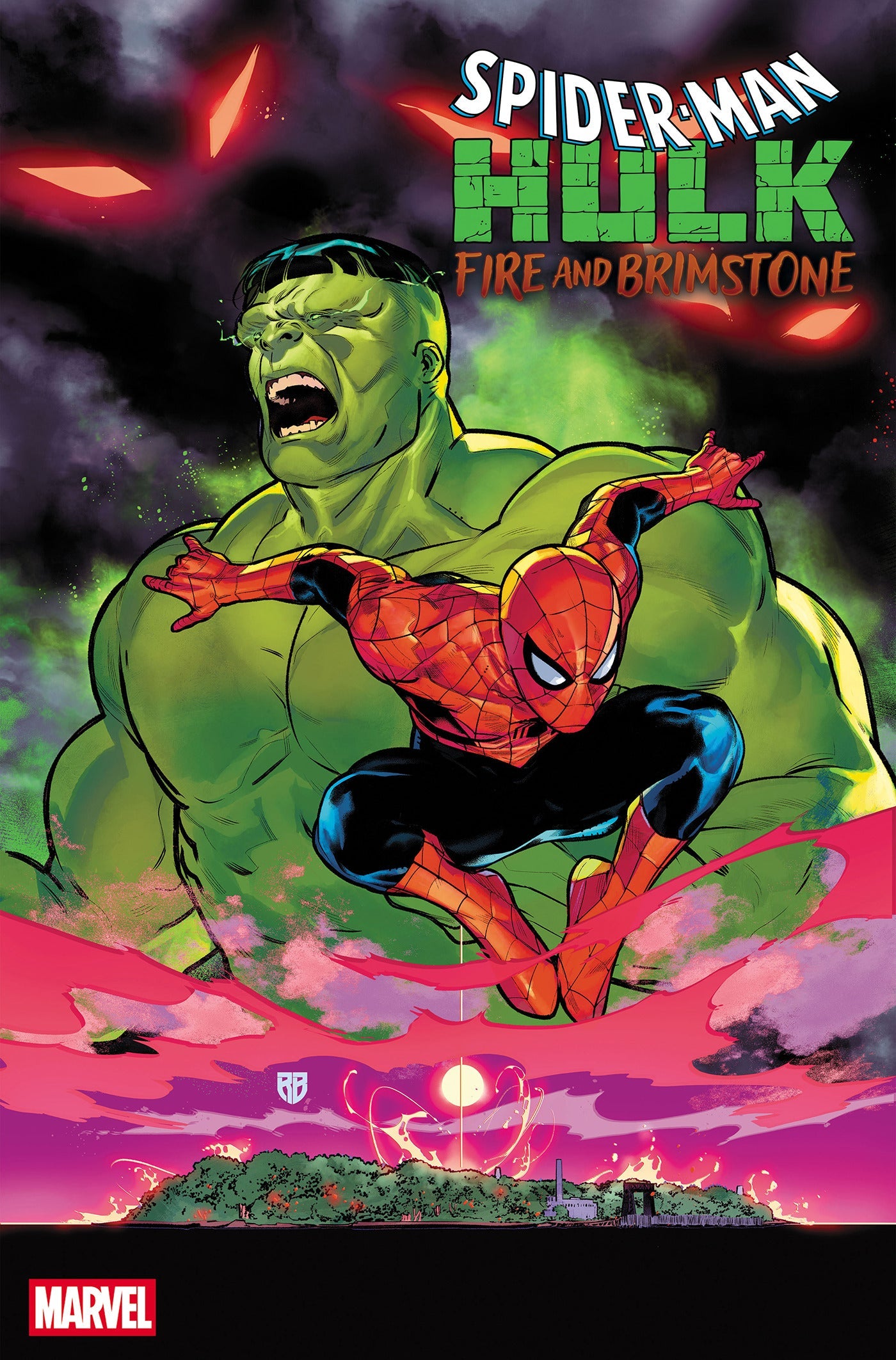 Spider-Man Hulk Fire And Brimstone #3 A1 Cover Set of 5 1:25 1:50 (10/28/2026) Marvel