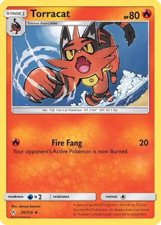 Torracat 028/214 - SM Unbroken Bonds