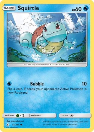 Squirtle 033/214 - SM Unbroken Bonds