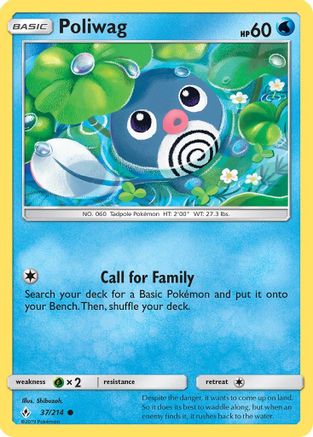 Poliwag 037/214 - SM Unbroken Bonds