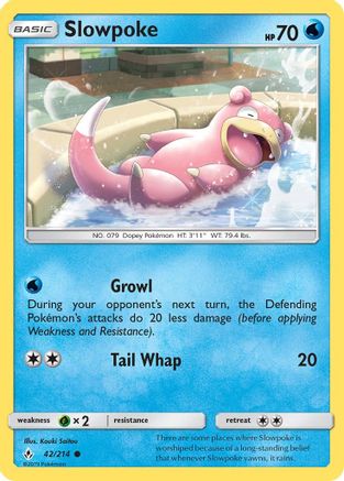 Slowpoke 042/214 - SM Unbroken Bonds