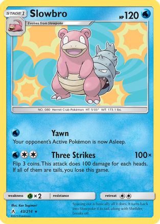 Slowbro 043/214 - SM Unbroken Bonds Holofoil
