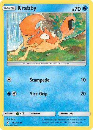 Krabby 046/214 - SM Unbroken Bonds