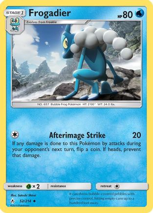 Frogadier 052/214 - SM Unbroken Bonds Reverse Holofoil