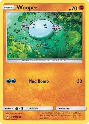 Wooper 096/214 - SM Unbroken Bonds