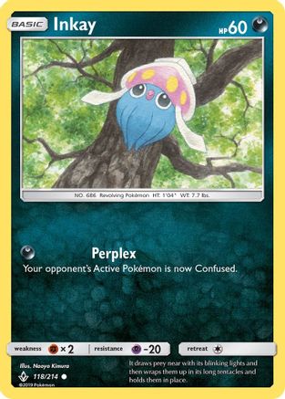 Inkay 118/214 - SM Unbroken Bonds Reverse Holofoil