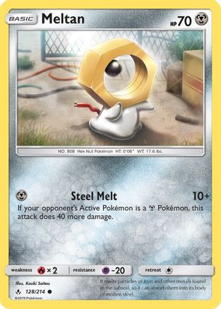 Meltan 128/214 - SM Unbroken Bonds