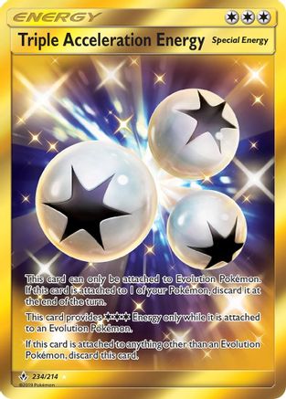 Triple Acceleration Energy (Secret) 234/214 - SM Unbroken Bonds Holofoil