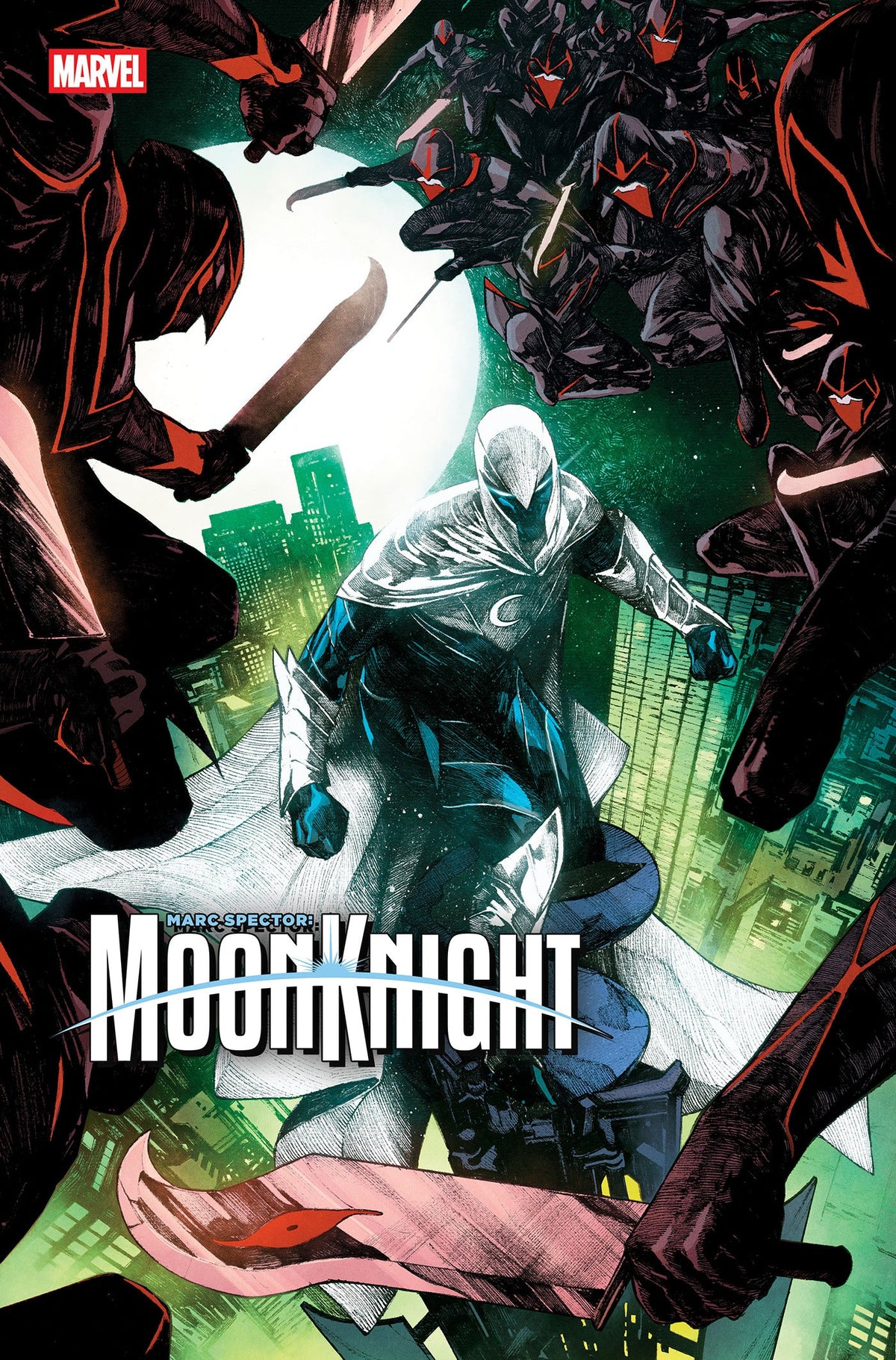 Marc Spector Moon Knight #11 A1 Cover Set of 5 1:25 1:50 (12/30/2026) Marvel