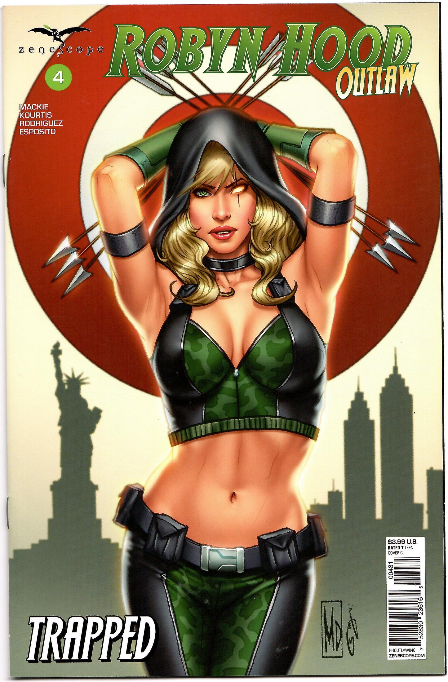 ROBYN HOOD OUTLAW #4 (OF 6) C Michael DIPASCALE GGA NYC Variant (05/15/2019) ZENESCOPE