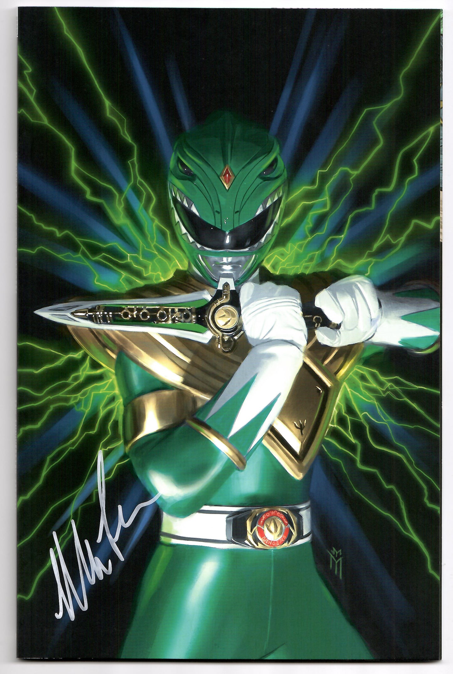 MIghty Morphin Power Rangers MMPR 30Th Annv Special #1 H 1:10 Miguel Mercado Variant SIGNED Melissa Flores (08/30/2023) Boom - Golden Apple Comics