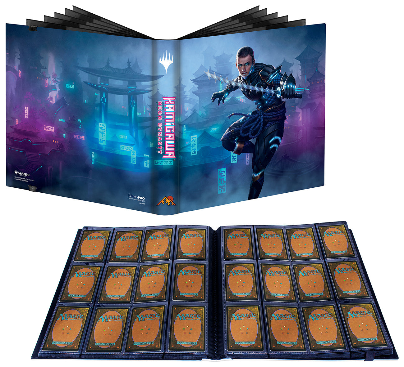 Ultra Pro Magic The Gathering: Kamigawa Neon Dynasty 12-Pocket Portfolio