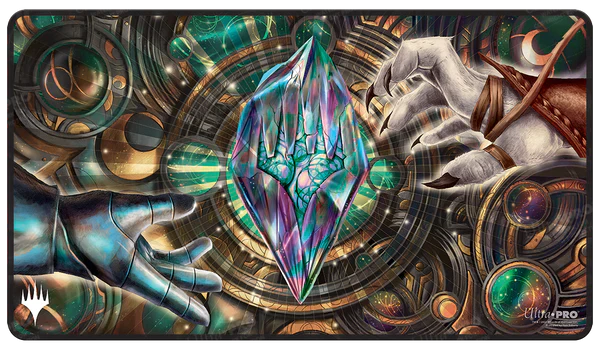 Ultra Pro Magic The Gathering: Dominaria United Stylized Planeswalker Symbol Stitched Playmat