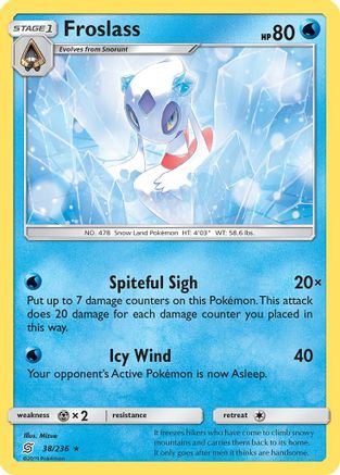 Froslass 038/236 - SM Unified Minds Reverse Holofoil