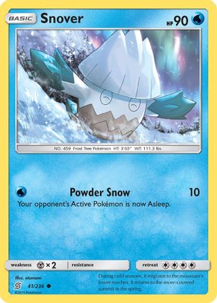 Snover 041/236 - SM Unified Minds Reverse Holofoil