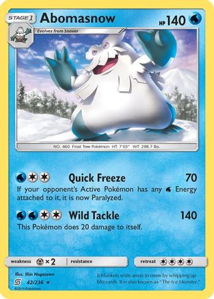 Abomasnow 042/236 - SM Unified Minds