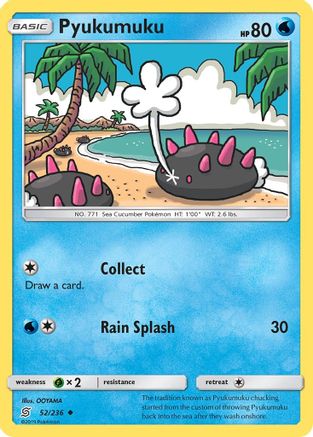 Pyukumuku 052/236 - SM Unified Minds Reverse Holofoil