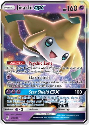 Jirachi GX 079/236 - SM Unified Minds Holofoil
