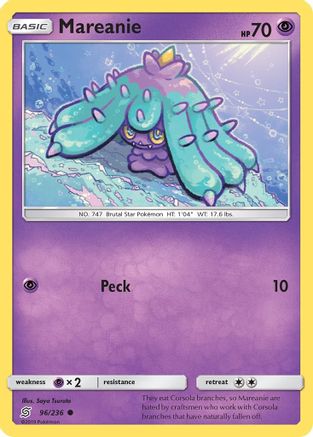 Mareanie 096/236 - SM Unified Minds Reverse Holofoil