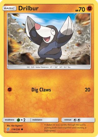 Drilbur 118/236 - SM Unified Minds
