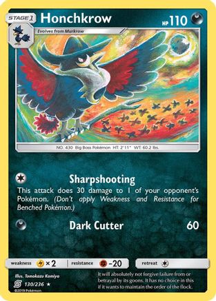 Honchkrow 130/236 - SM Unified Minds