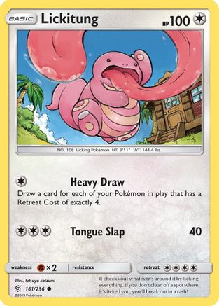 Lickitung 161/236 - SM Unified Minds Reverse Holofoil