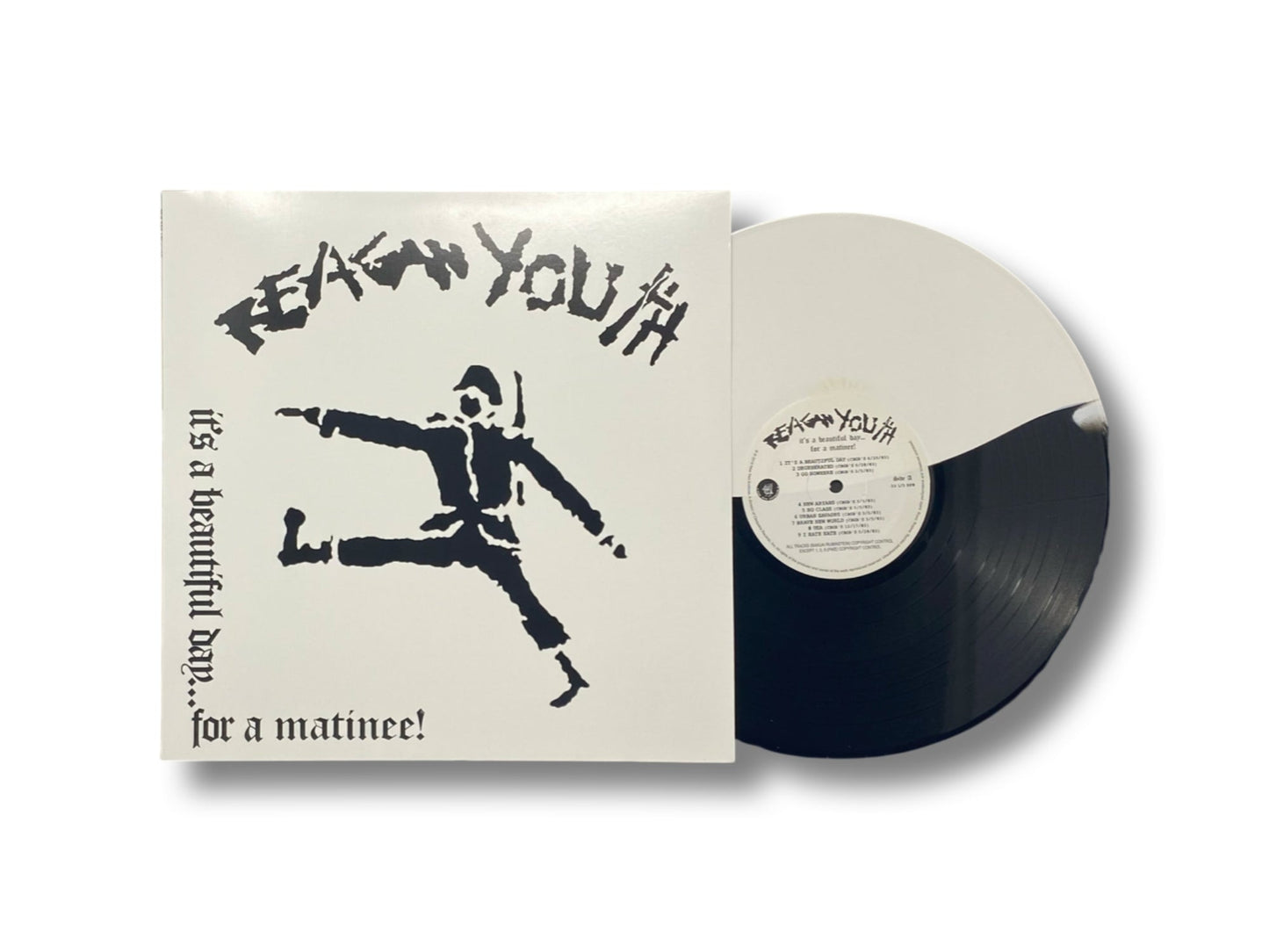 Reagan Youth - It's A Beautiful Day...for A Matinee! (Black & White Split Colored Vinyl)