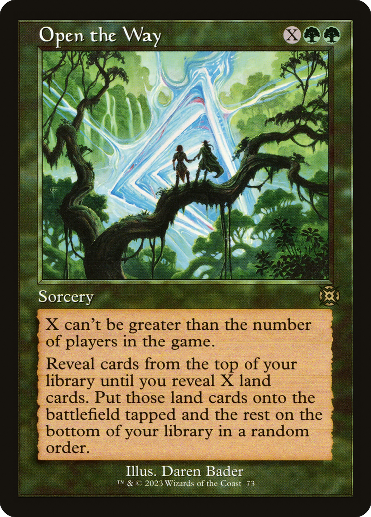 Open the Way (MAT-073) - March of the Machine: The Aftermath: (Showcase) Foil
