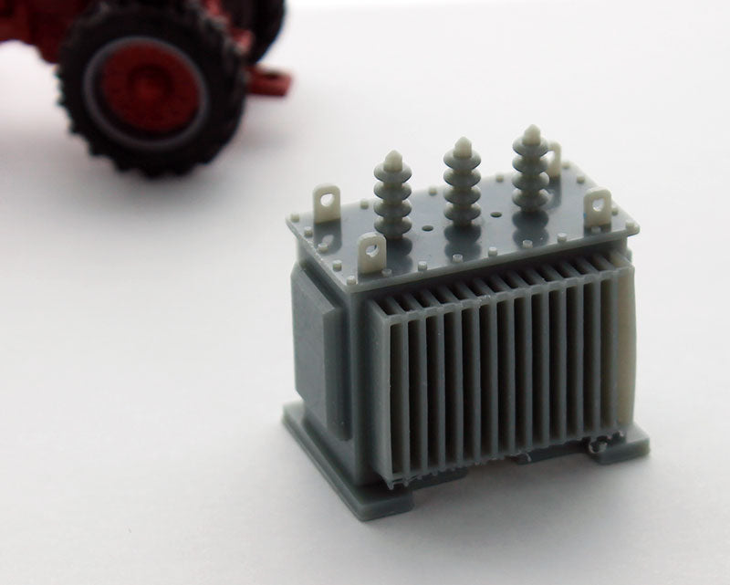 3D To Scale 64-440-GY 1/64 – Electrical Transformer Gray Miniature Utility