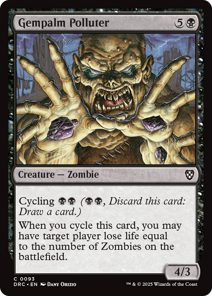 Gempalm Polluter (DRC-093) - Commander: Aetherdrift