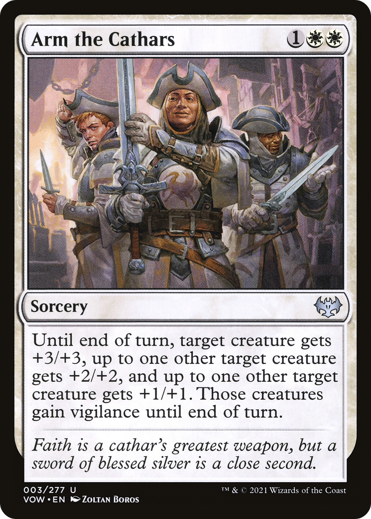 Arm the Cathars (VOW-003) - Innistrad: Crimson Vow