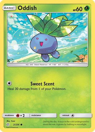 Oddish 002/236 - SM Cosmic Eclipse