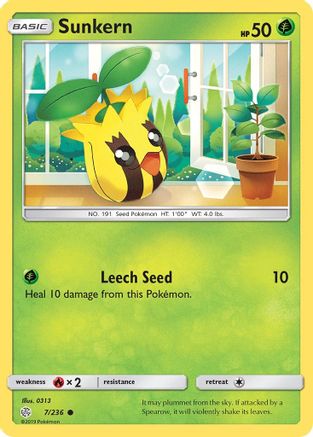 Sunkern 007/236 - SM Cosmic Eclipse