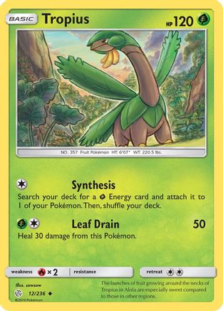 Tropius 012/236 - SM Cosmic Eclipse