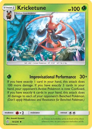 Kricketune 014/236 - SM Cosmic Eclipse