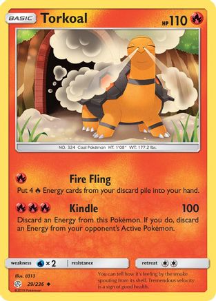 Torkoal 029/236 - SM Cosmic Eclipse