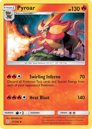 Pyroar 037/236 - SM Cosmic Eclipse